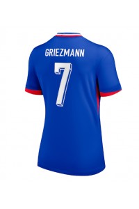 Frankrijk Antoine Griezmann #7 Voetbaltruitje Thuis tenue Dames EK 2024 Korte Mouw